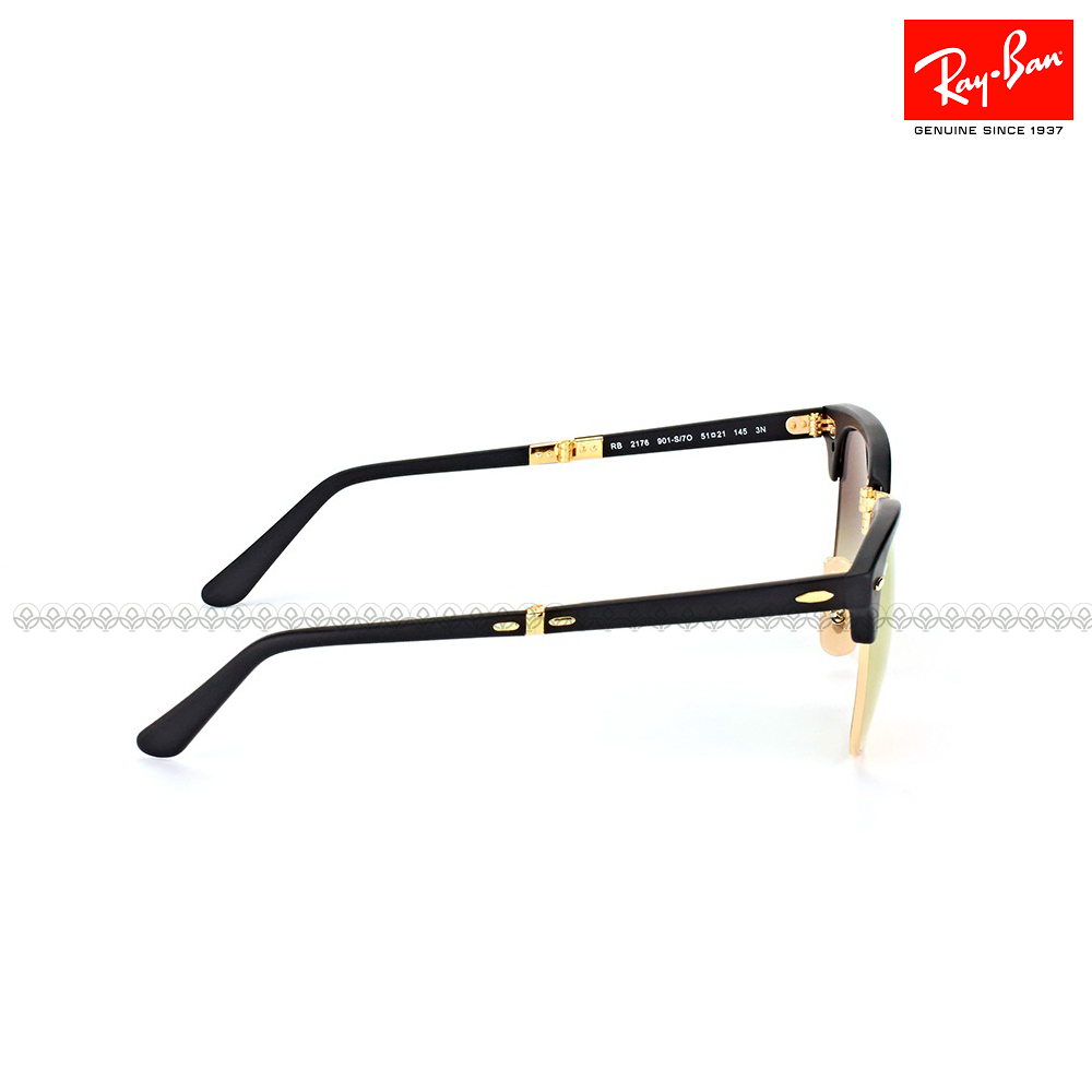 Kính mát Ray-Ban Clubmaster Folding S-Ray 2176 901S/7O(51CN) – KIM GIA  PHƯƠNG